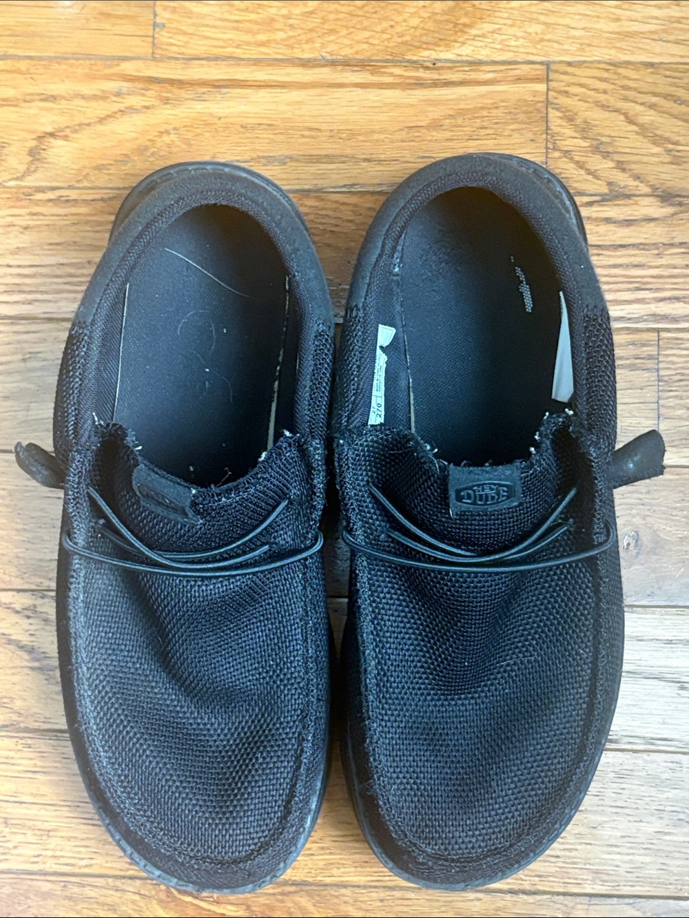 Hey Dude Black Lightweight Slip-On Loafers